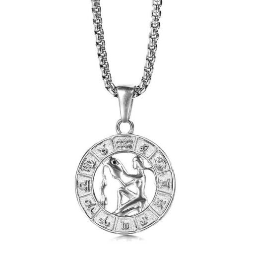 Aquarius Silver Necklace