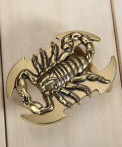 Belt Buckle Scorpion gold color