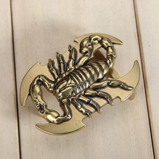 Belt Buckle Scorpion gold color