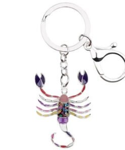 Colorful Scorpion Keychain Purple cheap