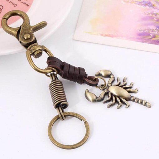 Independent Scorpion Keychain Leather