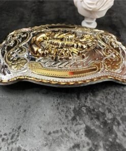 Mexican Scorpion Belt Buckle gold color