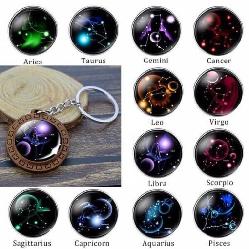 Scorpio Constellation Keyring collection 12 signs