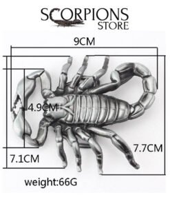 Scorpion Belt Buckle size