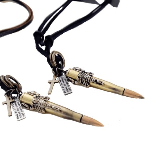 Scorpion Bullet Necklace Men Style-