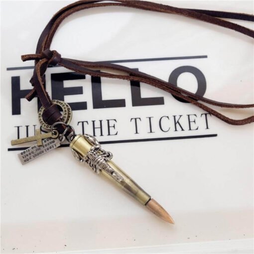 Brown Scorpion Bullet Necklace Scorpions Store