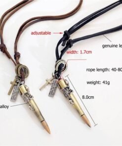 Scorpion Bullet Necklace size