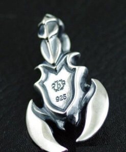 Scorpion Pendant Necklace silver