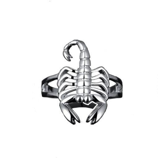 Scorpion Ring Silver-Plated_