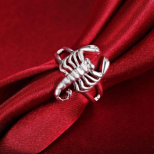 Scorpion Ring Silver Real