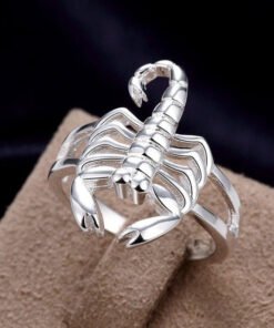 Scorpion Ring Silver Unisex