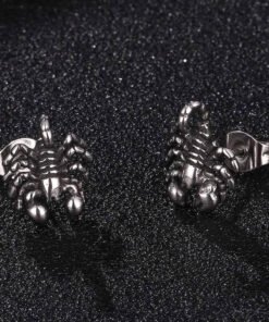 Scorpion Stud Earrings stainless steel