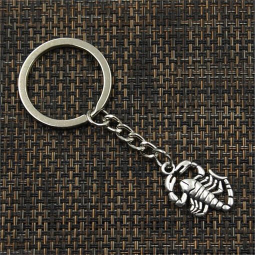 Small Scorpion Keychain zinc