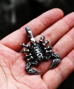 Stainless Steel Scorpion Pendant Hand