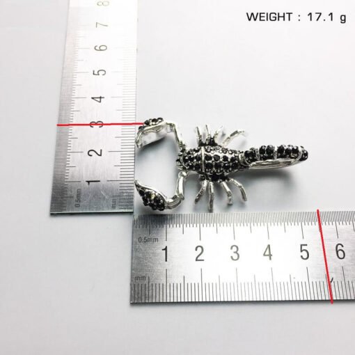 Stylish Diamond Scorpion Pendant Necklace