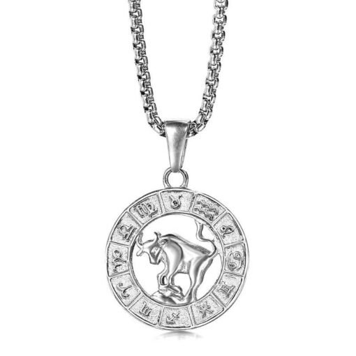 Taurus Silver Necklace