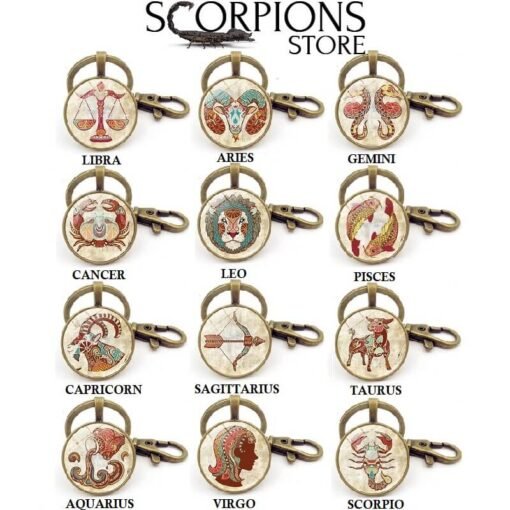 Astral Scorpio Keyring Collection