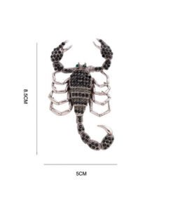 Brooch Scorpion Size