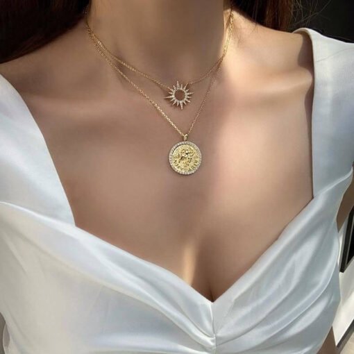 Diamond Scorpio Necklace Women