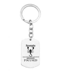 Scorpio Astrology Keychain