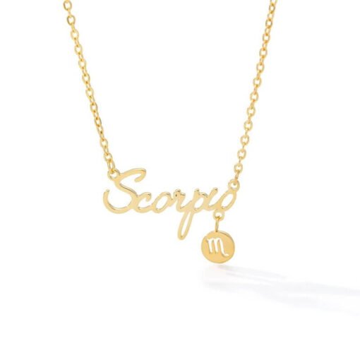 Scorpio Necklace Gold Color
