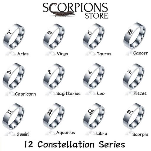 Scorpio Ring for Men Collection zodiac