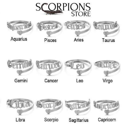 Scorpio Zodiac Ring collection